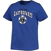 Outerstuff San Jose Earthquakes Juniors Girls Size 4-16 Team Wordmark Logo T-Shirt