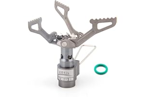 BRS Stove BRS 3000T Stove Titanium Ultralight Backpacking Stove Portable Propane Camping Stove Gas Burner Camp Stove only 26g