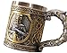 Otartu Medieval Knight Design Crusader Beer Mug With S.S. Liner (15oz) For Unique Gift