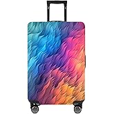 MosaiRudo Travel Luggage Covers For Suitcase Tsa Approved,Suitcase Cover Protector Fit 18-32 Inch Luggage Travel Accessories (T2484, S)