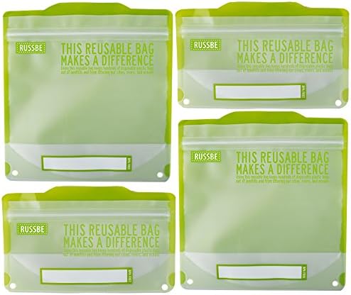 Russbe Lunch Systems, Reusable Snack and Sandwich Bags, Green Statement