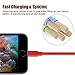 Youer Lightning Cable 3Pack 3FT 6FT 10FT Nylon Braided Certified iPhone Cable USB Cord Charging Charger for Apple iPhone X, 8, 7, 7 Plus, 6, 6s, 6+, 5, 5c, 5s, SE, iPad, iPod Nano, iPod Touch (Red)