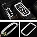 2pcs/set Chrome ABS Interior Gear Shift Knob Box Panel Frame Trim & Transfer Case Trim for Jeep Wrangler 2007-2016 (Silver)