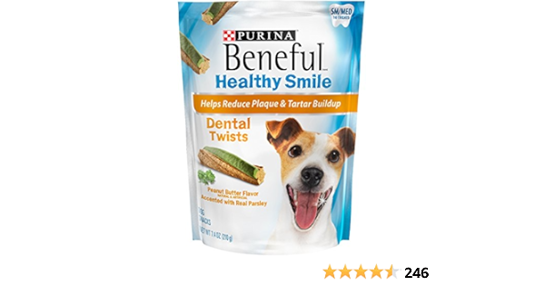 purina beneful incredibites dental minis peanut butter flavor dog treats
