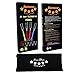 Startostar 9pcs Marshmallow Roasting Sticks, Set of 4 Telescoping Hot Dog Forks Smores Skewers | Canvas Bag, 4 Exchangeable Heads 30 Inch for Campfire,Camping,Picnic,Patio Fire Pit