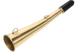 OSOLADY Copper Railway Horn Portable Lightweight Brass Bugle with Crisp Sound for Adults, Road and Mountain