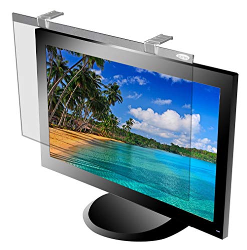 Kantek LCD Protect Deluxe Anti-Glare Filter for 19-Inch and 20-Inch Widescreen Monitors (LCD20W) (Renewed)
