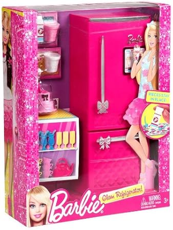barbie fridge set