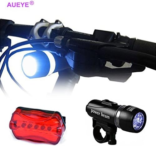 Aueye® Waterproof Bike Lights front and back bicycle led light set Head Light Safety Rear Flashlight Handlebar Mount Torch Tail Light Lamp road moutain bike accessories for jogging climbing wheelchair