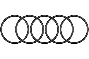 uxcell Nitrile Rubber O-Rings 57mm OD 49mm ID 4mm Width, Metric Nitrile Rubber Sealing Gasket for Automotive Machine Plumbing, Pack of 5