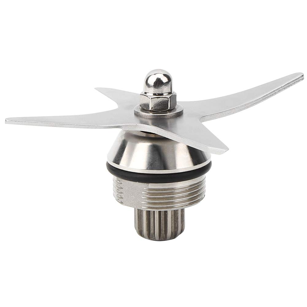 Fdit 4-Leaf Wet Blade Assembly Spare Part with Stainless Steel 104675 Fit for Ice Crusher Home Ice Crusher Accessory