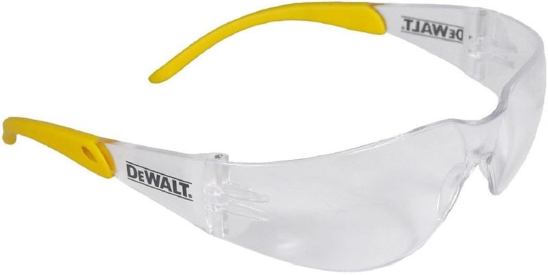 DEWALT DPG54-1D PROTECTOR Clear Lightweight Safety Glasses Wraparound Yellow