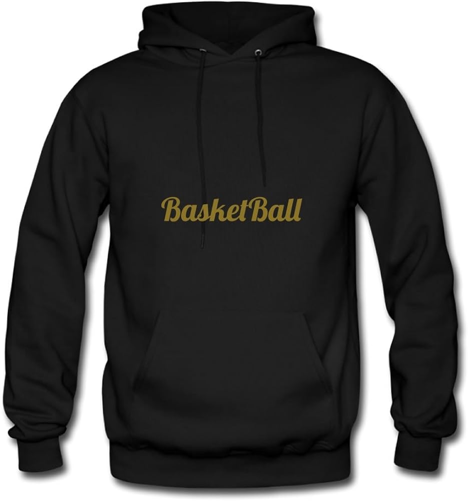 Black Casual Oneck Basketball Hoodies Xlarge Women