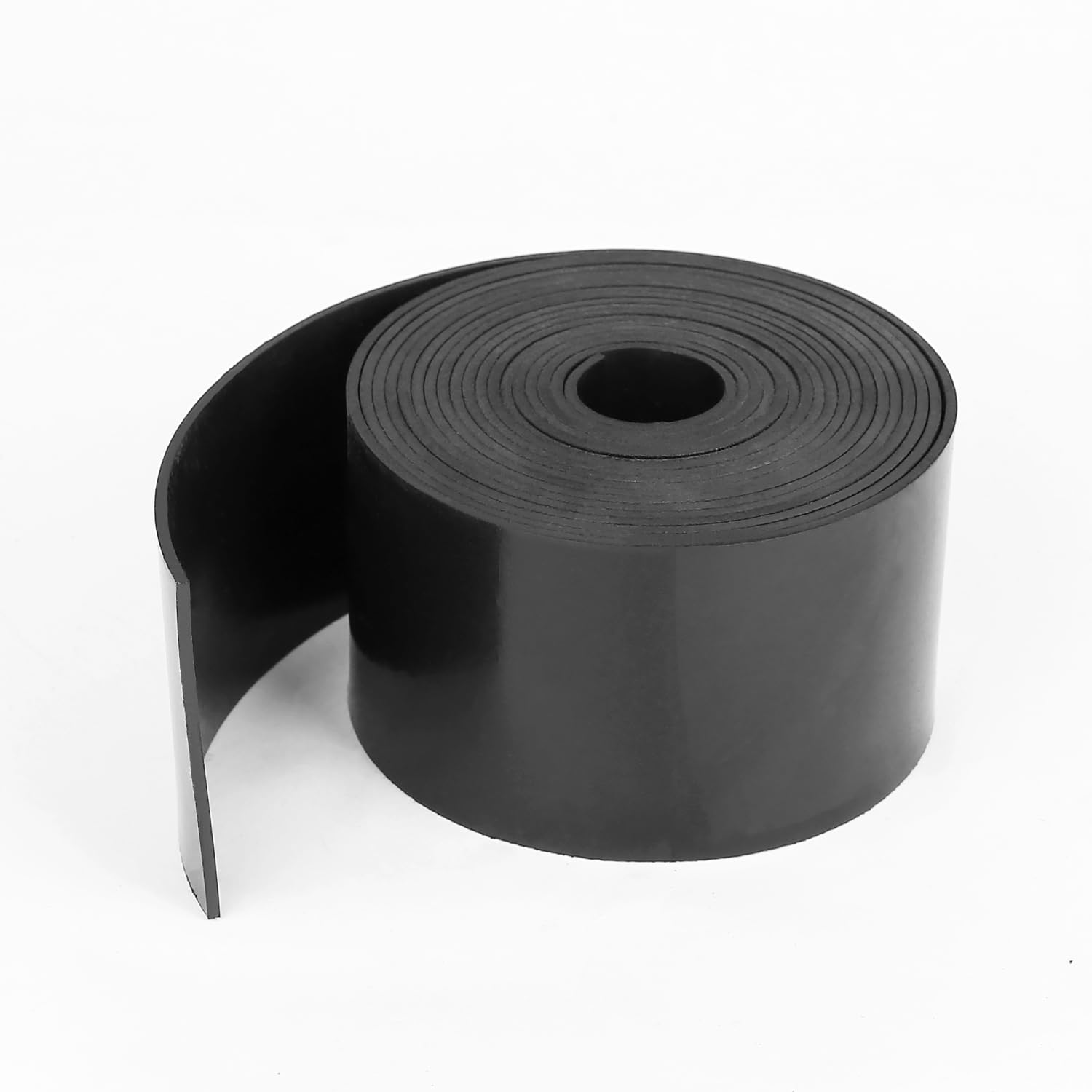 Photo 1 of WochiTV Solid Rubber Strips Rolls, 2" Wide x 1/16" Thick x 120" Long Neoprene Rubber Sheets Perfect for DIY Gasket Material, Sealing, Liner, Shield, Padding, Mat