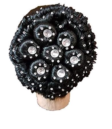 Gayatri Designer Hair Juda Bun Black Amazon In Beauty