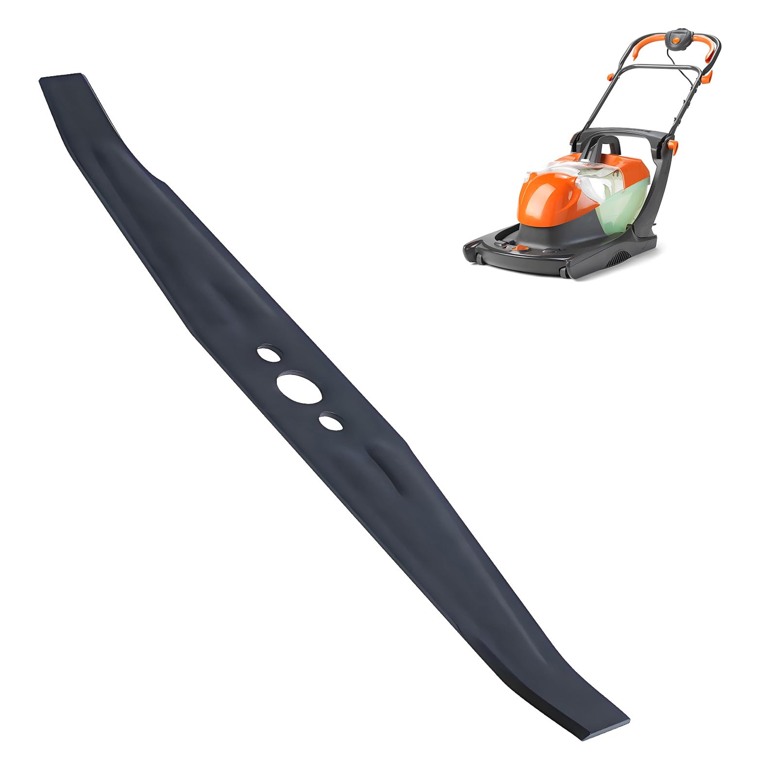 Poweka Lawnmower Blade Compatible with Flymo Turbo Compact 330 Replace FLY007 and 511835790 330mm/13in