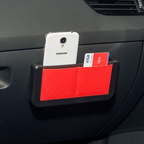 New Car Pocket Organizer - Double-Sided 3M Tape - Console Organizer Car Storage - Dashboard Phone Holder - Automotive Interior Accessories