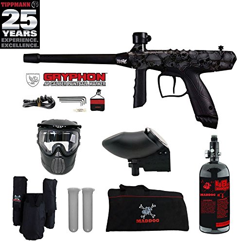 Tippmann Gryphon FX HPA Paintball Gun Package - Skull