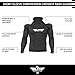 Elite Sports BJJ Jiu Jitsu Rash Guards, Men's BJJ, No GI, MMA Ranked Full Sleeve Compression Rash Guard
