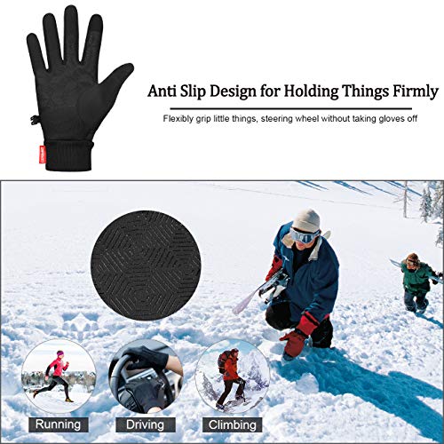 image for Cevapro Touch Screen Gloves, Winter Warm Gloves Cycling Gloves Lightwe