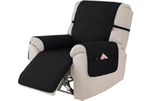 Waterproof Recliner Chair Cover 1 Seat, Recliner Covers with Arms for Reclining Chair, Non-Slip Recliner Slipcovers for Livin