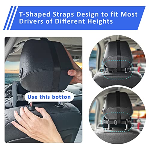 anzhixiu Car Neck Pillow for Driving Memory Foam Neck Pillow for Car