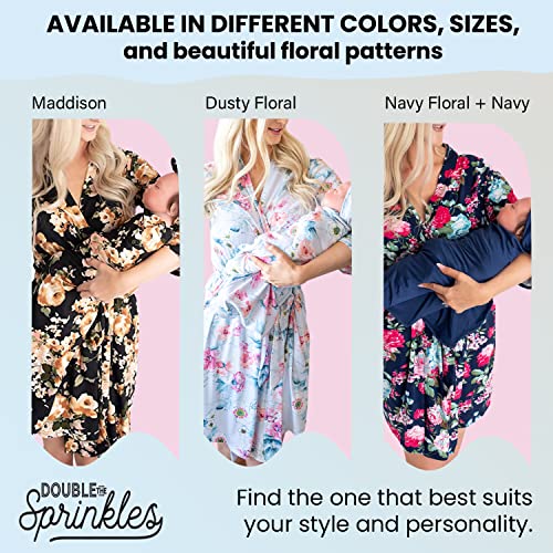 DOUBLE THE SPRINKLES Matching Robe and Swaddle Set Mom And Baby Mommy