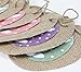 SUNBEAUTY 2.2m Easter Rabbit Eggs Natural Burlap Bunting Banner for Easter Decoration Holiday Party Garland (Rabbit)