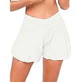 Aderea Women's Swim Shorts Bathing Suit Shorts High Waisted Bikini Bottoms Swimsuit Board Short Tankini Swimwear Bottoms