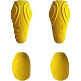 4PC CE Level 2 Elbow and Shoulder Certified Armor Pads Set, Level 2 Approved Men&rsquo;s Biker Shoulder, and Elbows Protector for Motorcycle Jackets and Pants.