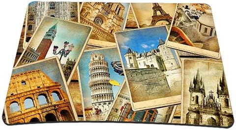 PEDEA Design Mouse Pad, Vintage Travel, 22 x 18 cm