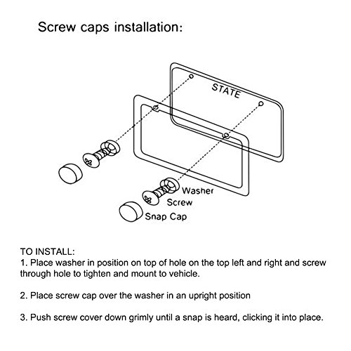 5 Car+License+Plate+Frame+Pack+Black