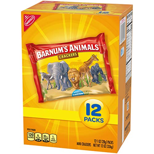 Barnum's Animals 12 Count Mini Animal Crackers Snack Packs, Original, 12.0 Ounce (Pack of 4) - Thumbnail 4