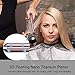 Sboly Professional Flat Iron Hair Straightener with 1 Inch Titanium Iron Plates – Adjustable Temperature, LCD Digital Display, Dual Voltage Compatible 100V-240V, Long 360 Degree Swivel Cordthumb 4