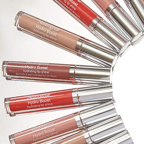 Neutrogena Hydro Boost Moisturizing Lip Gloss, Hydrating NonStick and