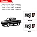 GOHATI Replacement Headlight GTYTC01-A4 Black Housing Amber Reflector Clear Lens & Black Trim Corner Light Combination Set compatible with Tacoma Pickup Truch 2001-2004 OE # 81150-04110 81110-04110