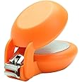 HARAC Special Needs Nail Clippers for Arthritic Hands, Senior and Kids, Adapted Nail Clipper for Fingernail and Thick Toenail, Made in Japan (Orange)