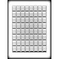 ¾" x 1" Break Apart Bar Hard Candy Mold - 8H-5730