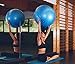 Live Infinitely Exercise Ball (55cm-95cm) Extra Thick Professional Grade Balance & Stability Ball- Anti Burst Tested Supports 2200lbs- Includes Hand Pump & Workout Guide Access