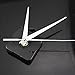 OHTOP Quartz Wall Clock Movement Mechanism DIY Repair Tool Parts Kit White Hands