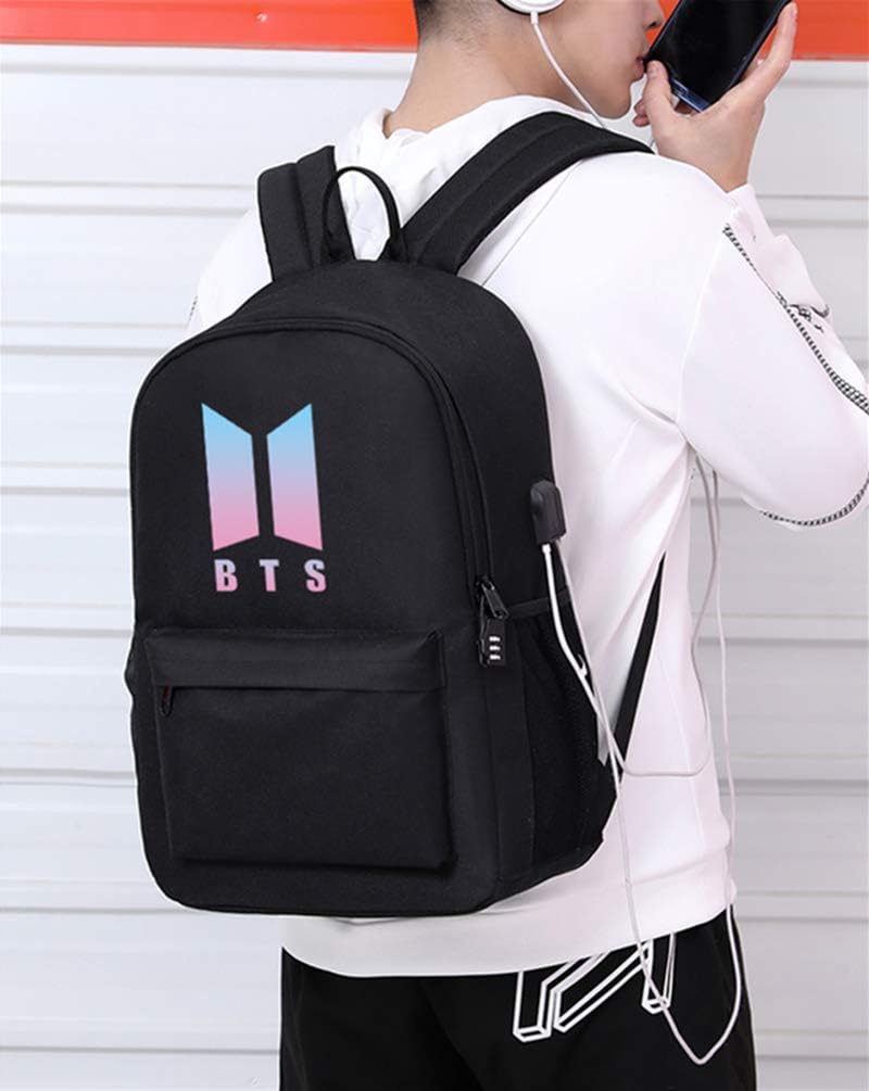 Backpacks AliKpop USB BTS Theft Proof 