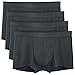 DAVID ARCHY Men's Underwear Ultra Soft Micro Modal Moisture-Wicking Trunks for Men, 4-Pack (M, Dark Gray)