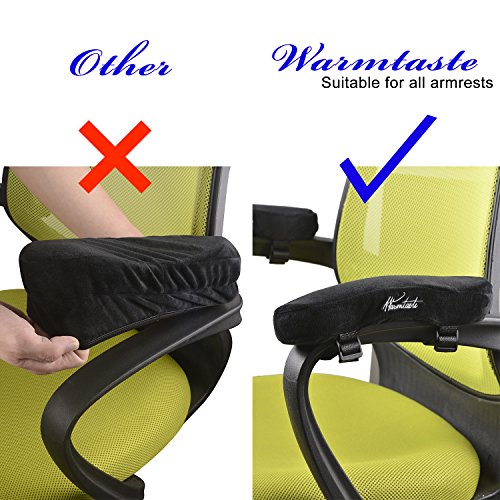 Memory Foam Arm Chair PadsPolyester FabricHigh Density Arm Pillow