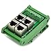 Electronics-Salon RJ45 8P8C 4-Way Buss Board DIN Rail Mount Interface Module.
