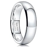 King Will 6mm Tungsten Carbide Wedding Band for Men