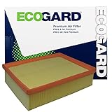ECOGARD XA5457 Premium Engine Air Filter Fits Audi A4 Quattro 2.0L 2005-2009, A4 Quattro 1.8L 2002-2005, A4 2.0L 2005-2009, A4 Quattro 3.0L 2002-2006, A4 1.8L 2002-2006, A4 Quattro 3.2L 2005-2009