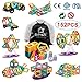 Gifts2U 152 PCS Magnetic Building Blocks Educational STEM Toys Creative Magnetic Tiles Construction Kit Magnet Stacking Toys for Kids Toddlers Boys Girls
