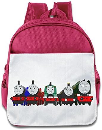 XJBD Custom Personalized Thomas And His Friends Are Kids Children School Backpack For 1-6 Years Old Pink