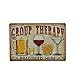 Tinksky Vintage Metal Tin Sign Wall Plaque Poster
