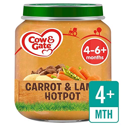 6 x 125ml Carrot & Lamb Baby Food Hot Pot 4-6 Months